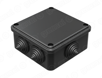 Коробка монтажная наружной установки, безгалогенная (HF), 100х100х50мм IP55 (48шт)